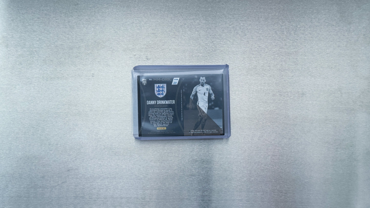 2016-17 Panini Black Gold Soccer - England - Danny Drinkwater - Man Of The Match