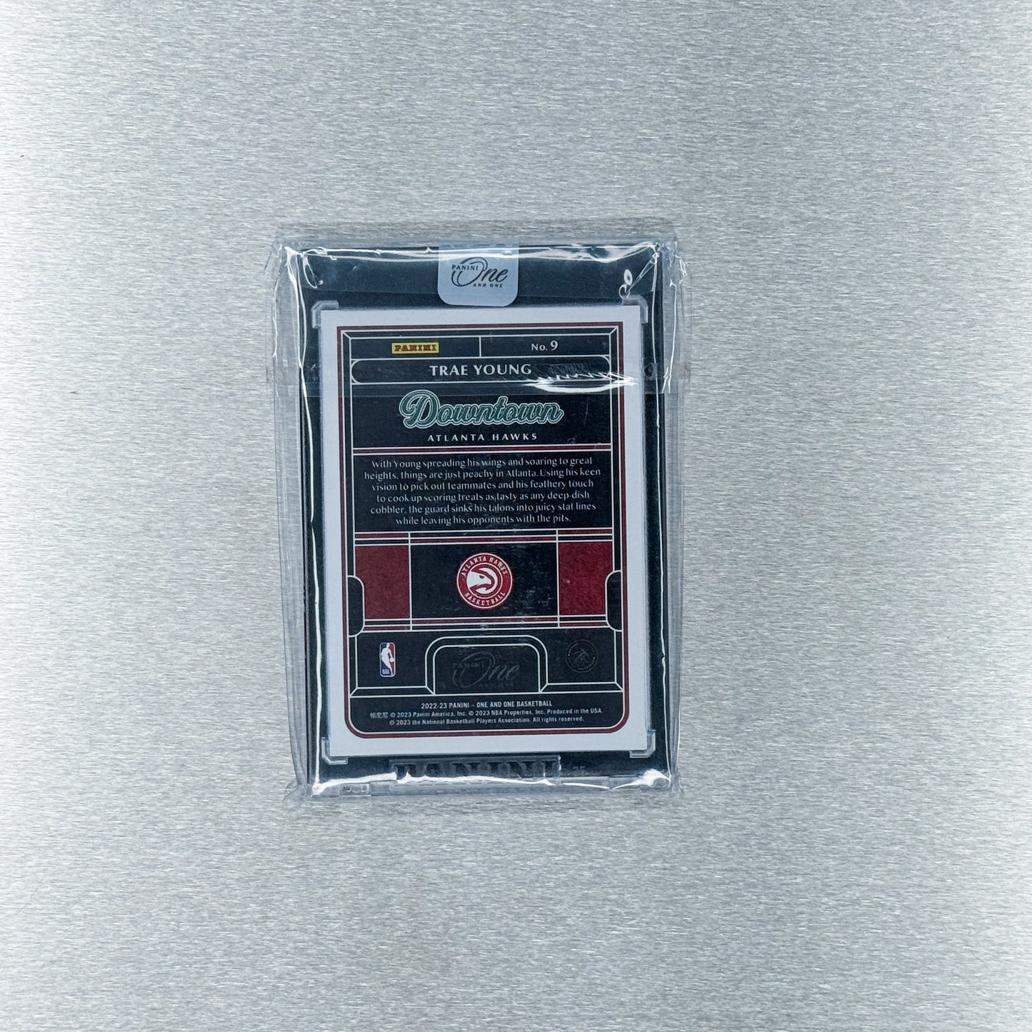2022-23 Panini One and one - Atlanta Hawks - Trae Young - Downtown