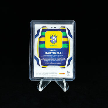 2023-2024 PANINI-Panini Prizm Copa America - Brazil - Gabriel Martinelli - Pulsar prizms