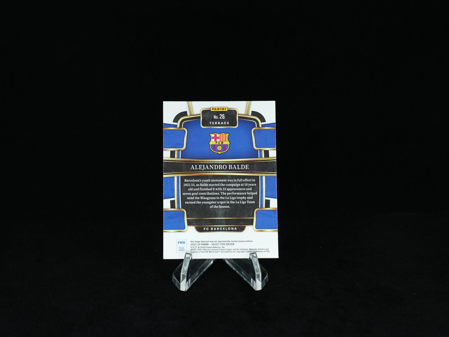 2023-2024 PANINI- SELECT FIFA - FC Barcelona - Base Card