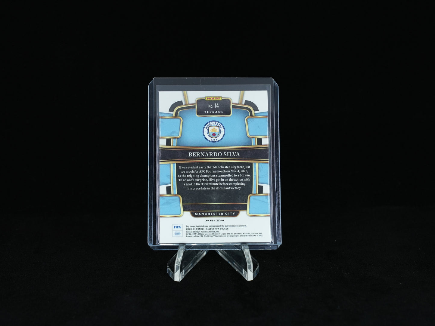 2023-2024 PANINI- SELECT FIFA - Manchester City - Bernardo Silva - Prizm