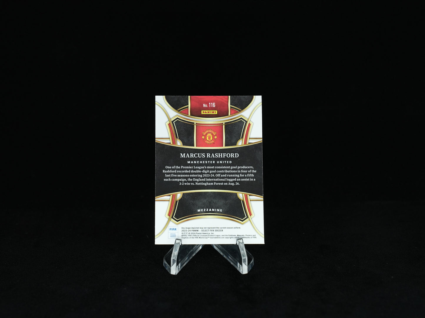 2023-2024 PANINI- SELECT FIFA - Manchester United - Base Card