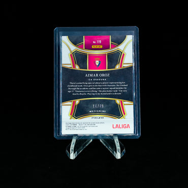 2023-2024 Panini-Select la liga-Aimar Oroz-Orange Prizm