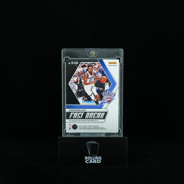 2023-24 Panini Mosaic Basketball - Oklahoma City Thunder - Cason Wallace Fast Break Auto