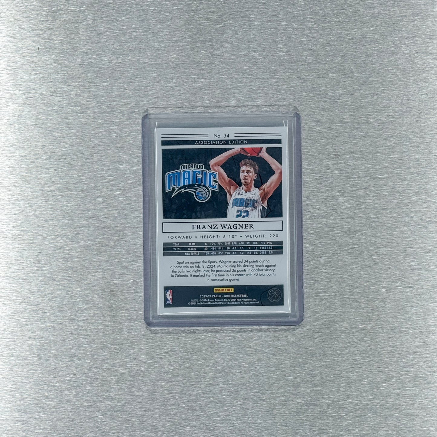 2023-24 Panini Noir Basketball - Orlando Magic