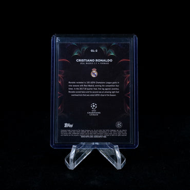 2023-24 Topps Chrome UEFA Club Competitions Soccer-Cristiano Ronaldo-Golazo