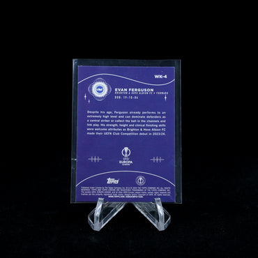 2023-24 Topps Chrome UEFA Club Competitions Soccer-Evan Ferguson-Wonderkids