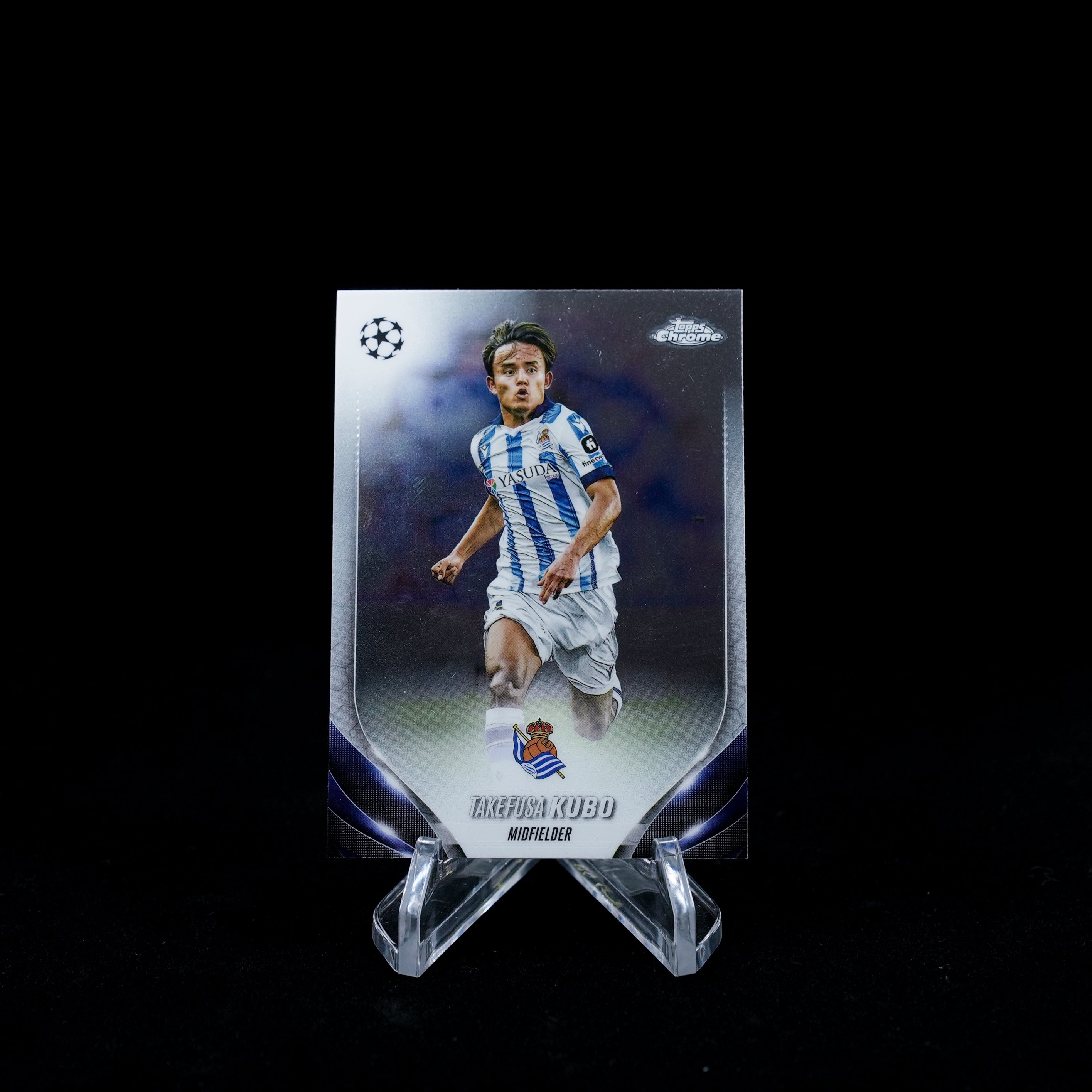 2023-24 Topps Chrome UEFA Club Competitions Soccer-Real Sociedad-Base Card