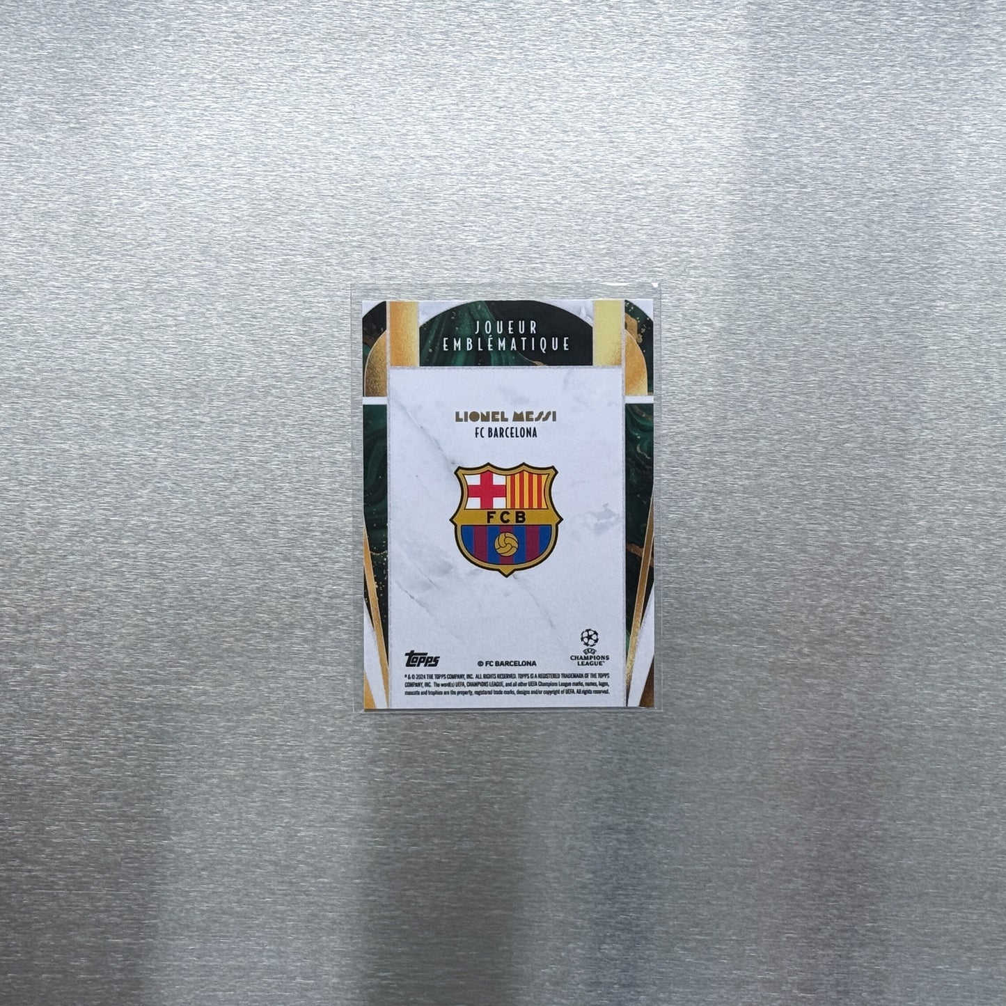 2024-25 Topps Deco UEFA Club Competitions - Messi Joyeur Emblématique
