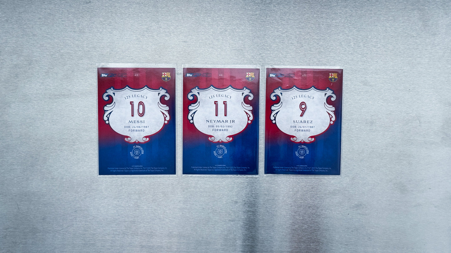 2024-25 Topps FC Barcelona 125th Anniversary - Base 125 Legacy Set MSN