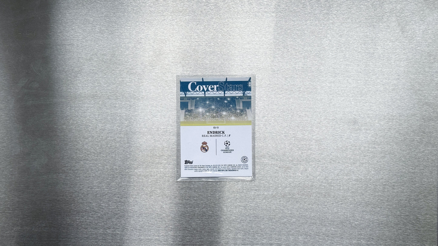 2024-25 Topps UEFA Club Competitions Soccer - Endrick - Cover Stars