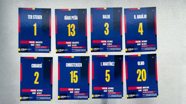 2024-25 Topps FC Barcelona Team Set Soccer
