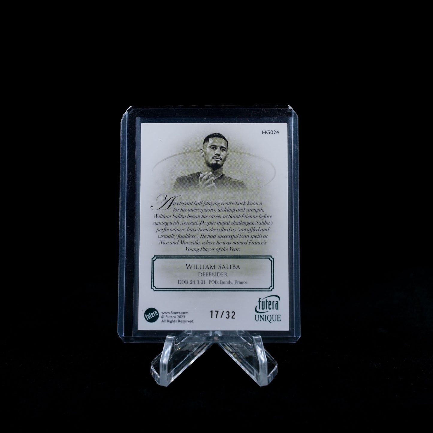 2024 Futera Unique Nostalgia Soccer Hobby-Saliba-heritage /32