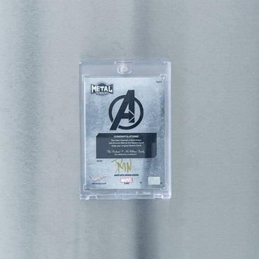 2024 SkyBox Metal Universe Avengers - Comic - Black Panther - 1 of 1 Sketch Card with artist auto