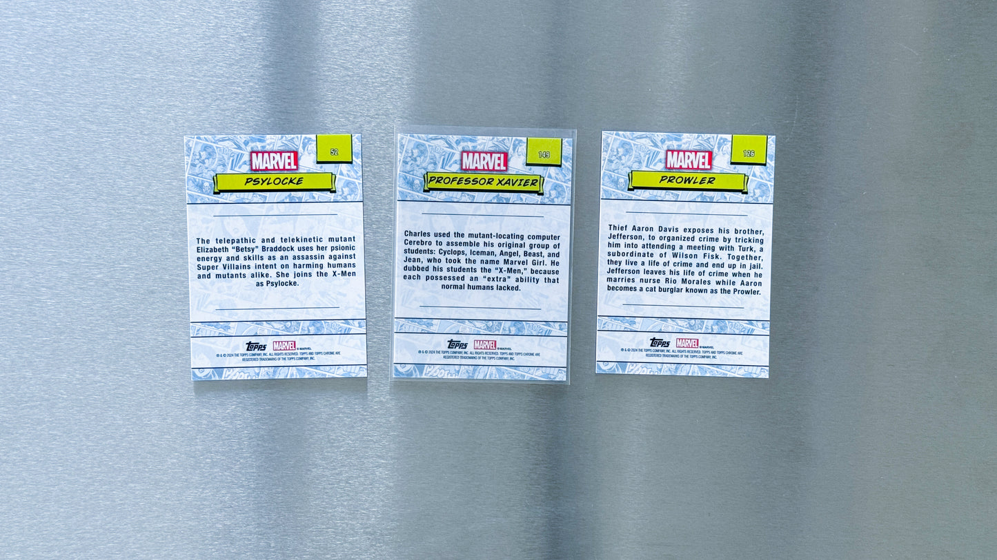 2024 Topps Chrome Marvel - Letter P Comic Heroes