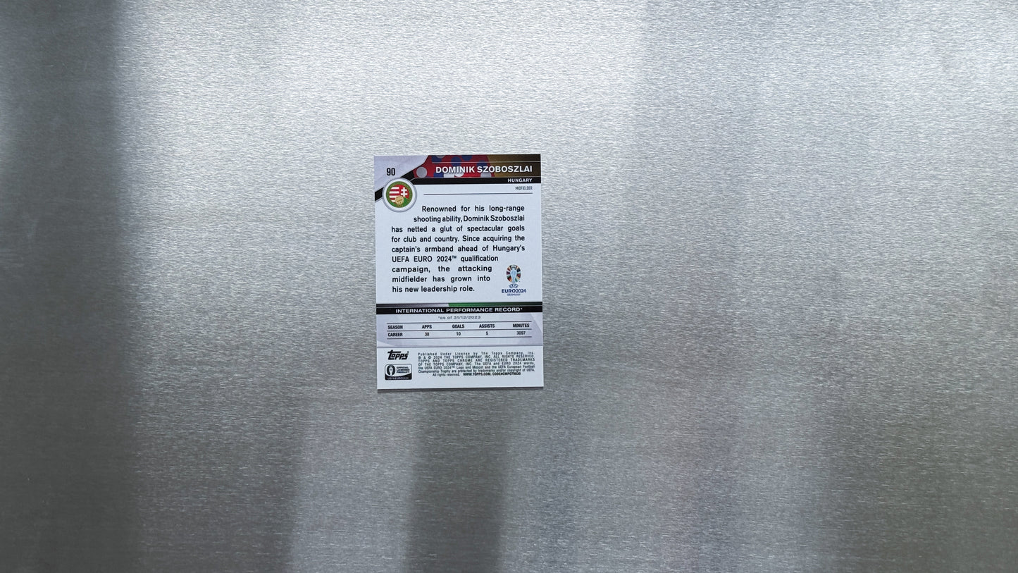2024 Topps Chrome UEFA Euro - Hungary Team Card