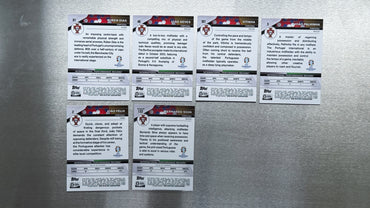 2024 Topps Chrome UEFA Euro - Portugal Team Card