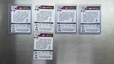 2024 Topps Chrome UEFA Euro - England Team Card