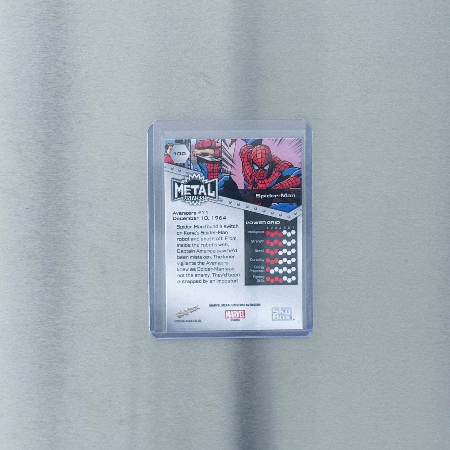 2024 SkyBox Metal Universe Avengers - Comic - Spider-Man