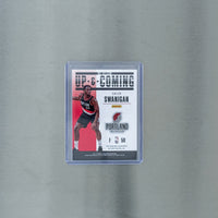 2017-18 Panini ContendersBasketball - Portland Trail Blazers - Caleb Swanigan - Up and Coming Contenders Autographs - 154/199