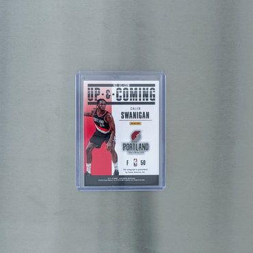2017-18 Panini ContendersBasketball - Portland Trail Blazers - Caleb Swanigan - Up and Coming Contenders Autographs - 154/199
