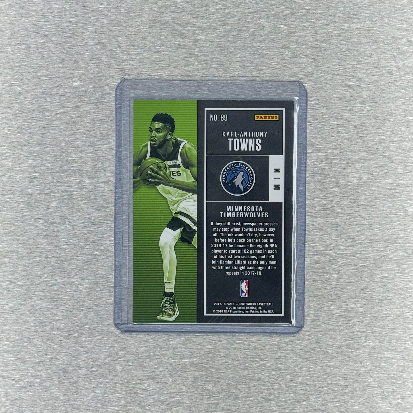 2017-18 Panini Contenders Basketball - Minnesota Timberwolves