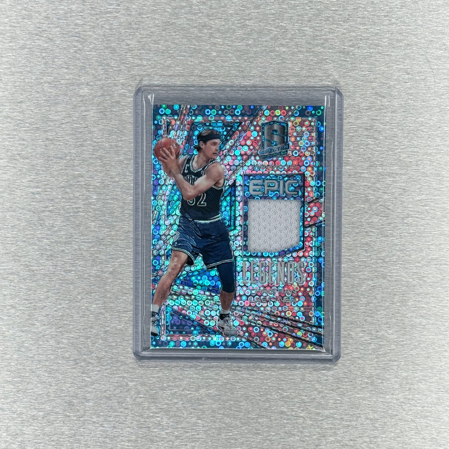 2017-18 Panini Contenders Basketball - Minnesota Timberwolves -  Christian Laettner - Epic Legends - game worn