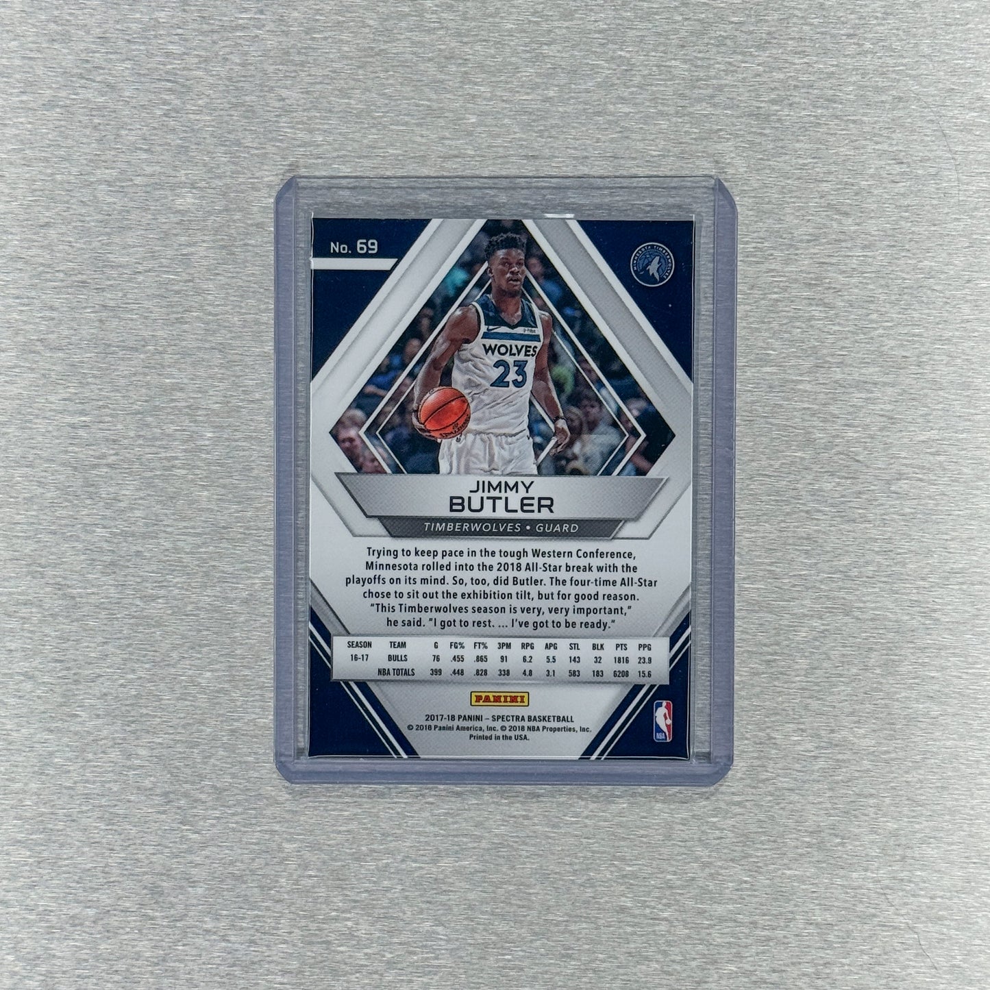 2017-18 Panini Spectra Basketball - Minnesota Timberwolves
