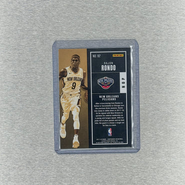 2017-18 Panini Contenders Basketball - New Orleans Pelicans - Rajon Rondo 3/25 Cracked ice