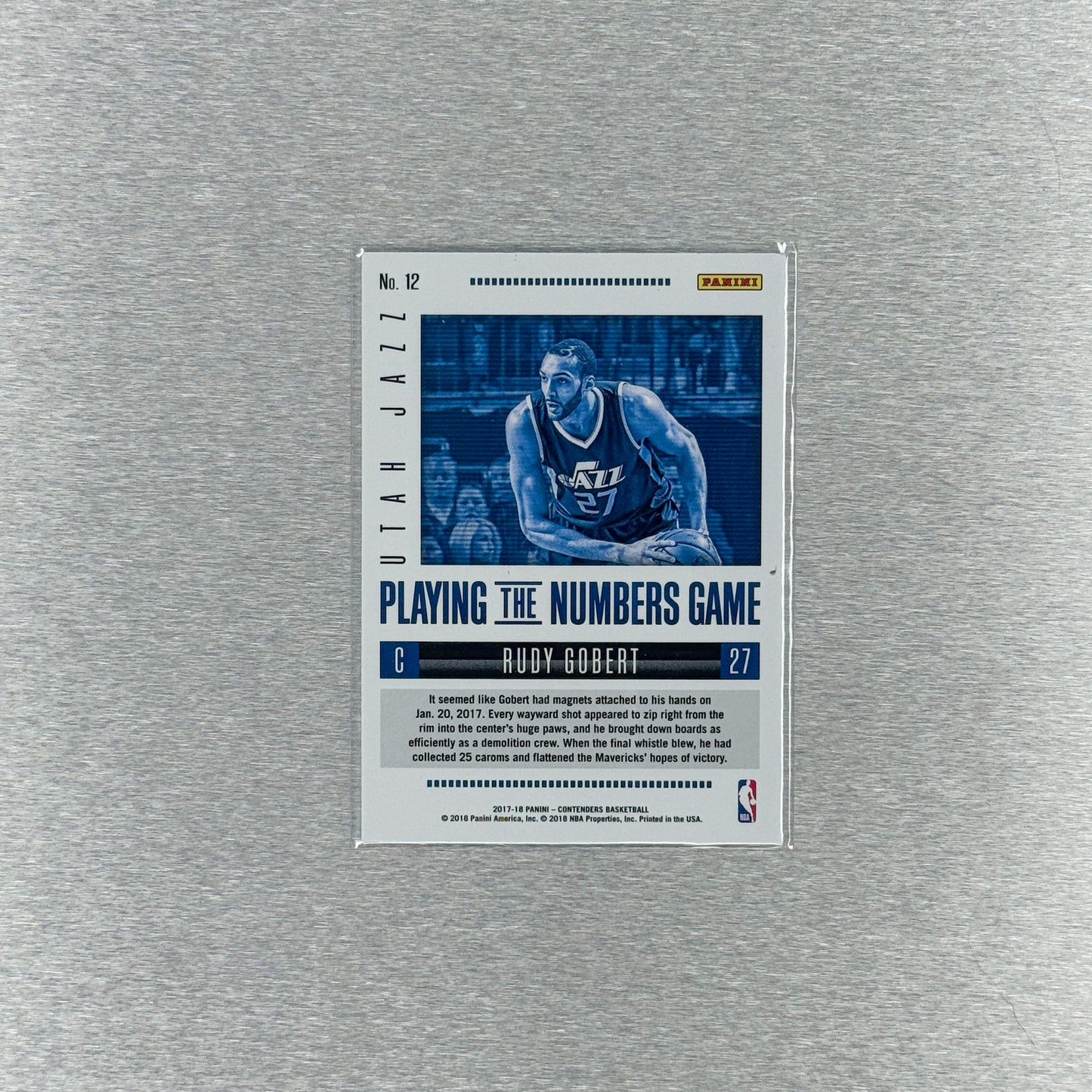 2017-18 Panini Contenders Basketball - Utah Jazz