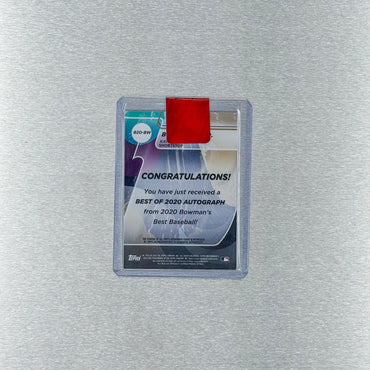 2020 BOWMAN'S BEST - BOBBY WITT JR. - BEST OF GOLD REFRACTOR AUTO 42/50