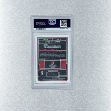 2022-23 Panini One and one - Portland Trail Blazers - Shaedon Sharpe - Downtown PSA10