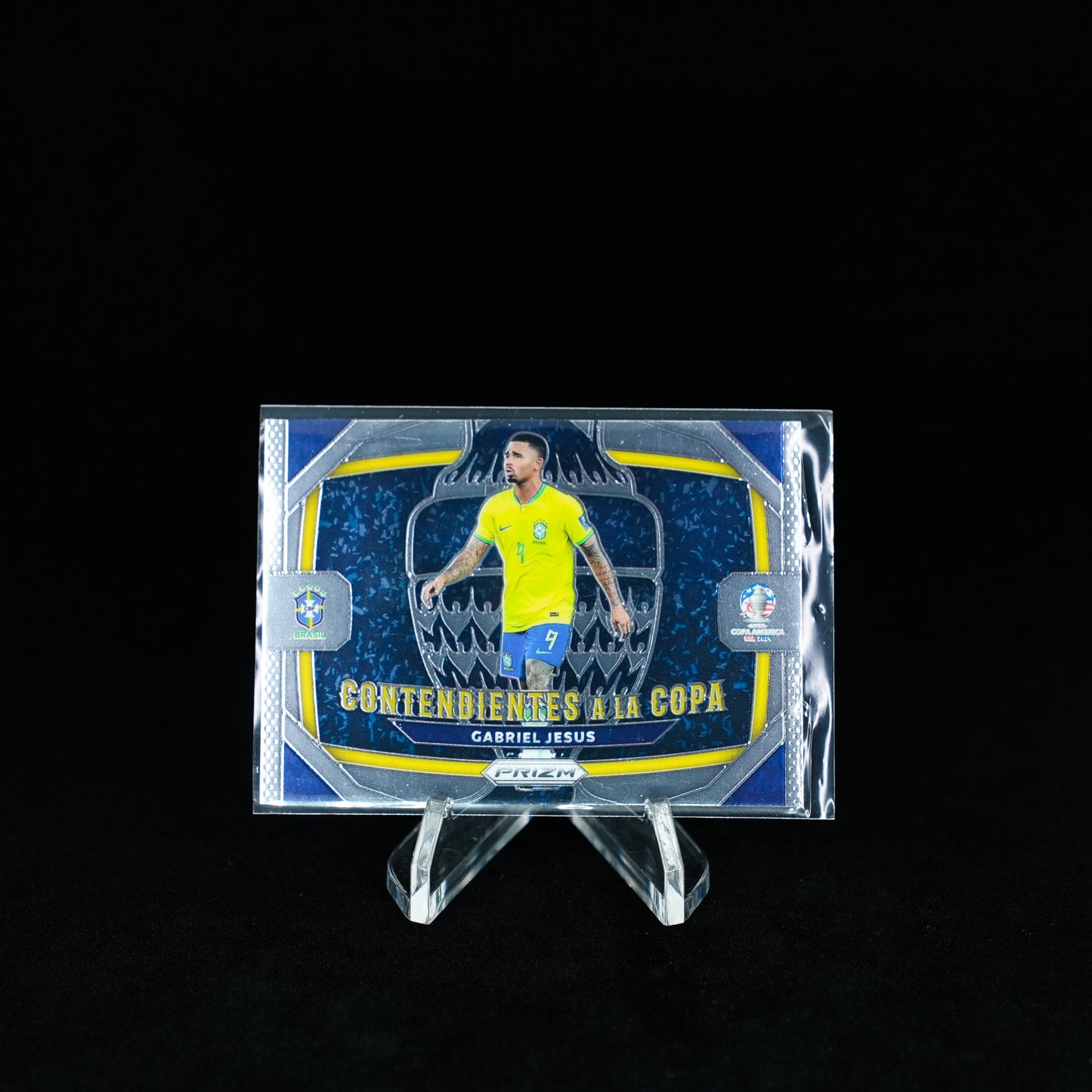 2023-2024 PANINI-Panini Prizm Copa America - Brazil - Gabriel Jesus - Contendientes a la Copa
