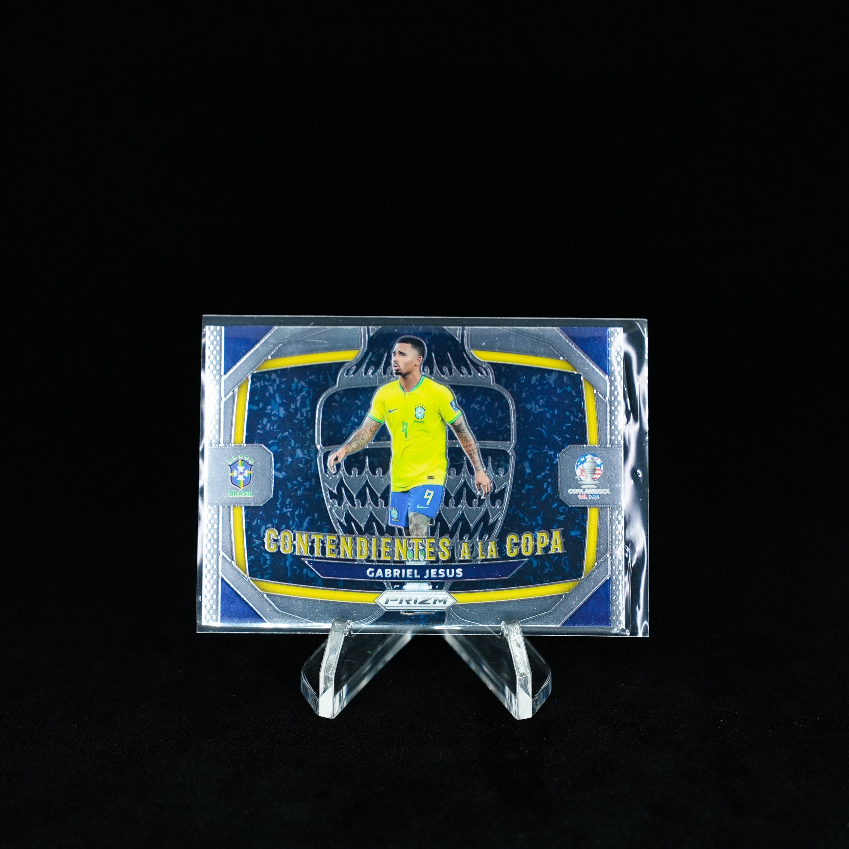 2023-2024 PANINI-Panini Prizm Copa America - Brazil - Gabriel Jesus - Contendientes a la Copa
