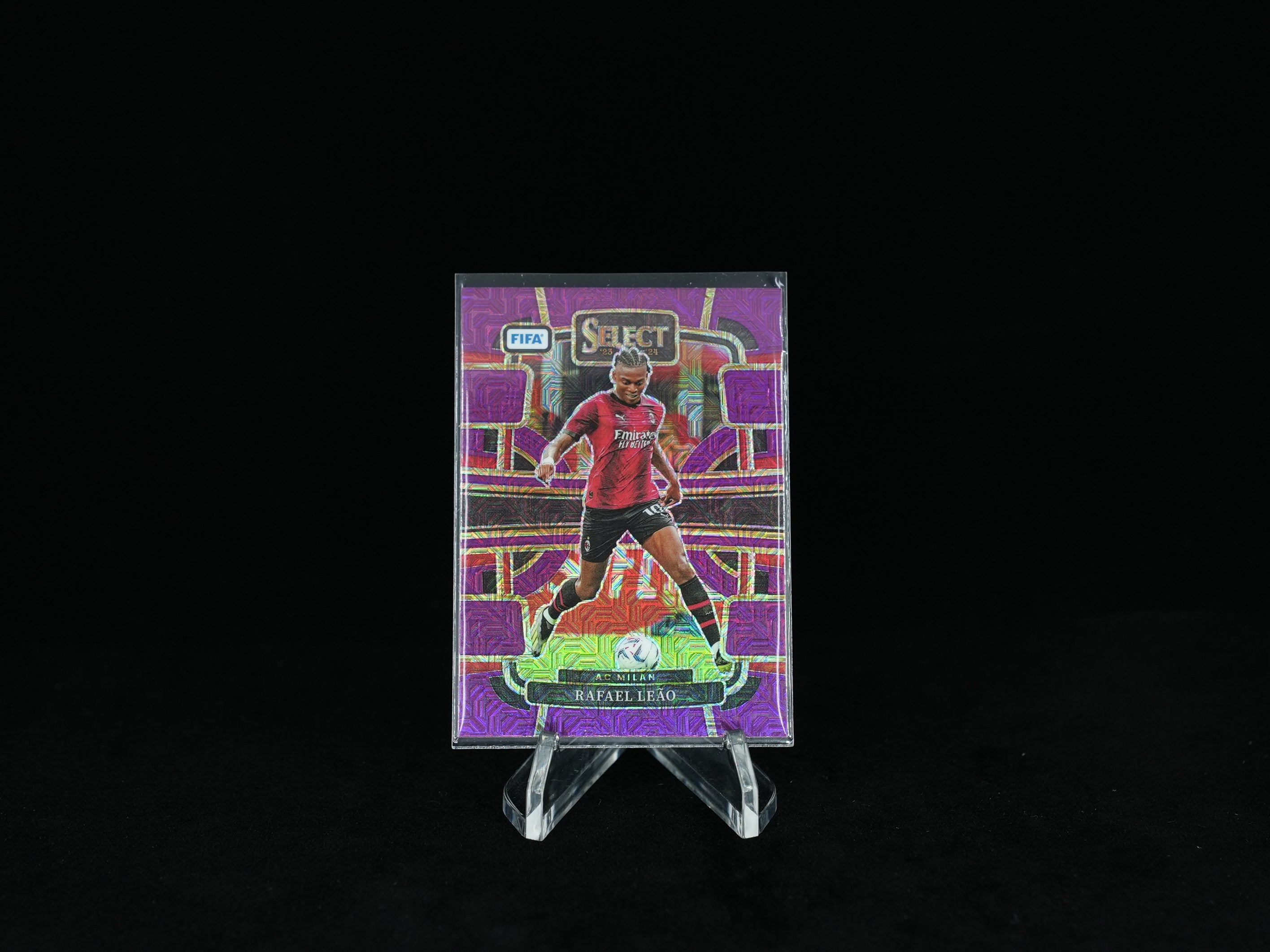 2023-2024 PANINI- SELECT FIFA - AC Milan - Rafael Leao - Purple Mojo