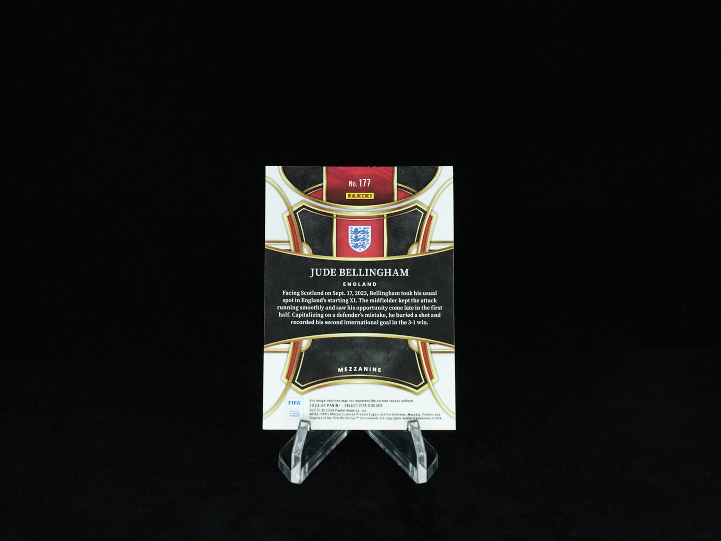 2023-2024 PANINI- SELECT FIFA - England - Base Card