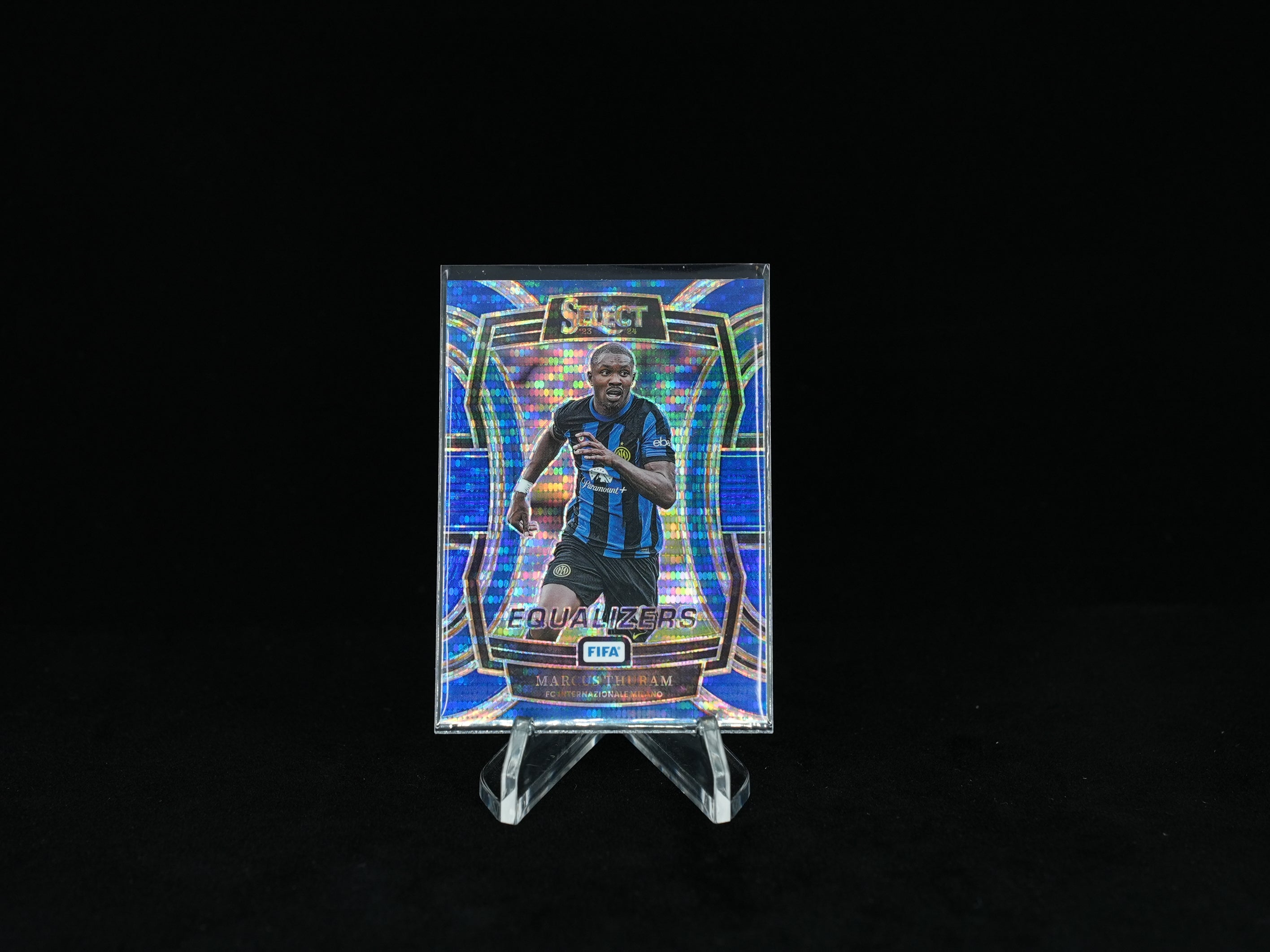 2023-2024 PANINI- SELECT FIFA - FC InterMilan - Marcus Thuram - Equalizers Blue Color match