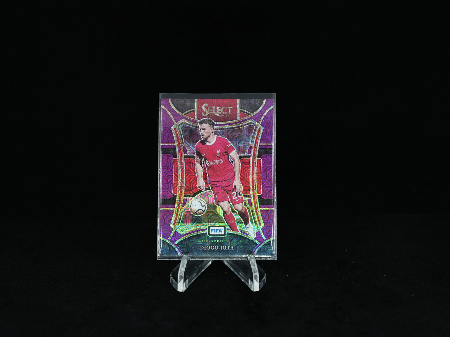 2023-2024 PANINI- SELECT FIFA - Liverpool FC - Diogo Jota - Purple mojo
