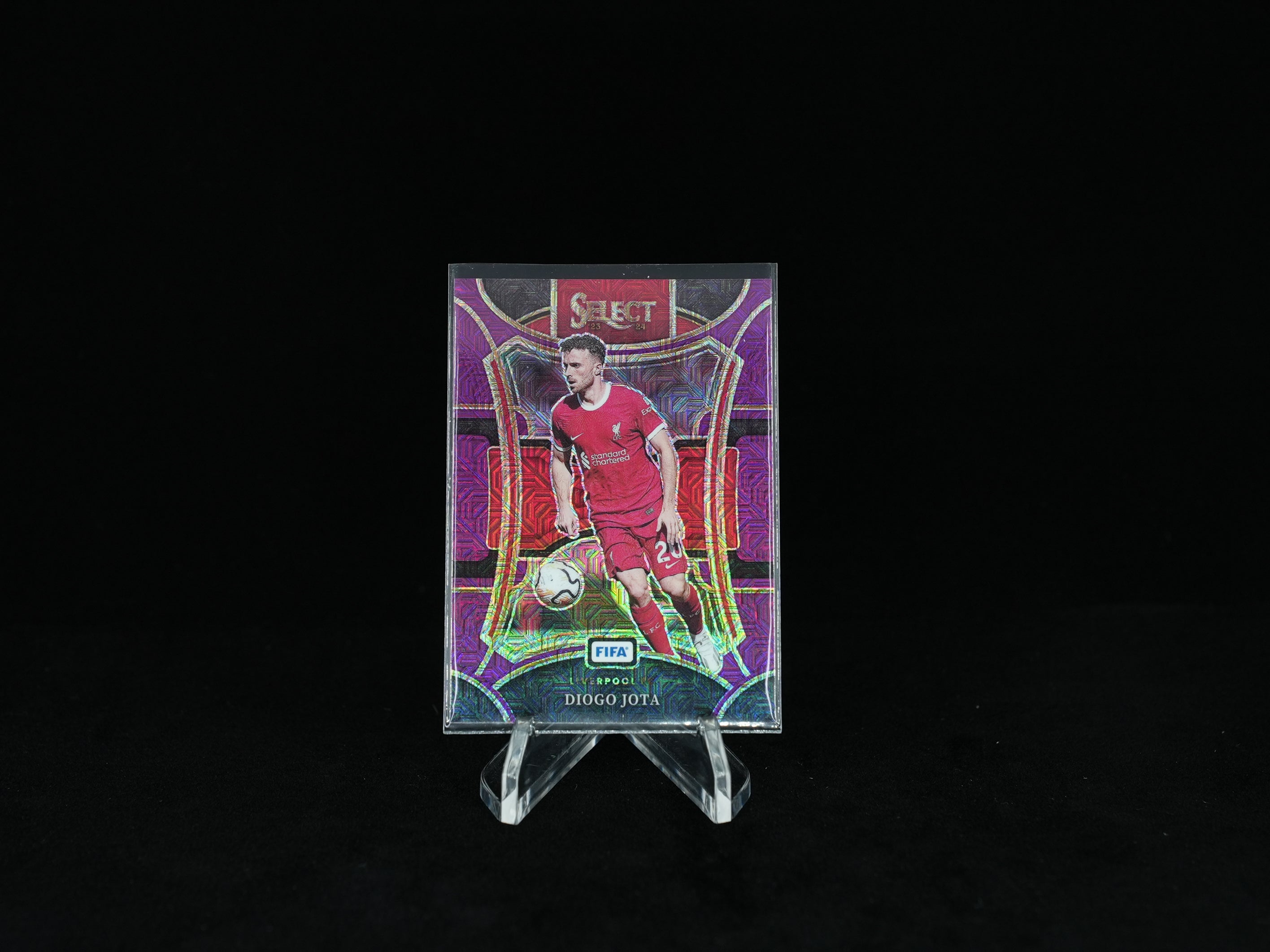 2023-2024 PANINI- SELECT FIFA - Liverpool FC - Diogo Jota - Purple mojo