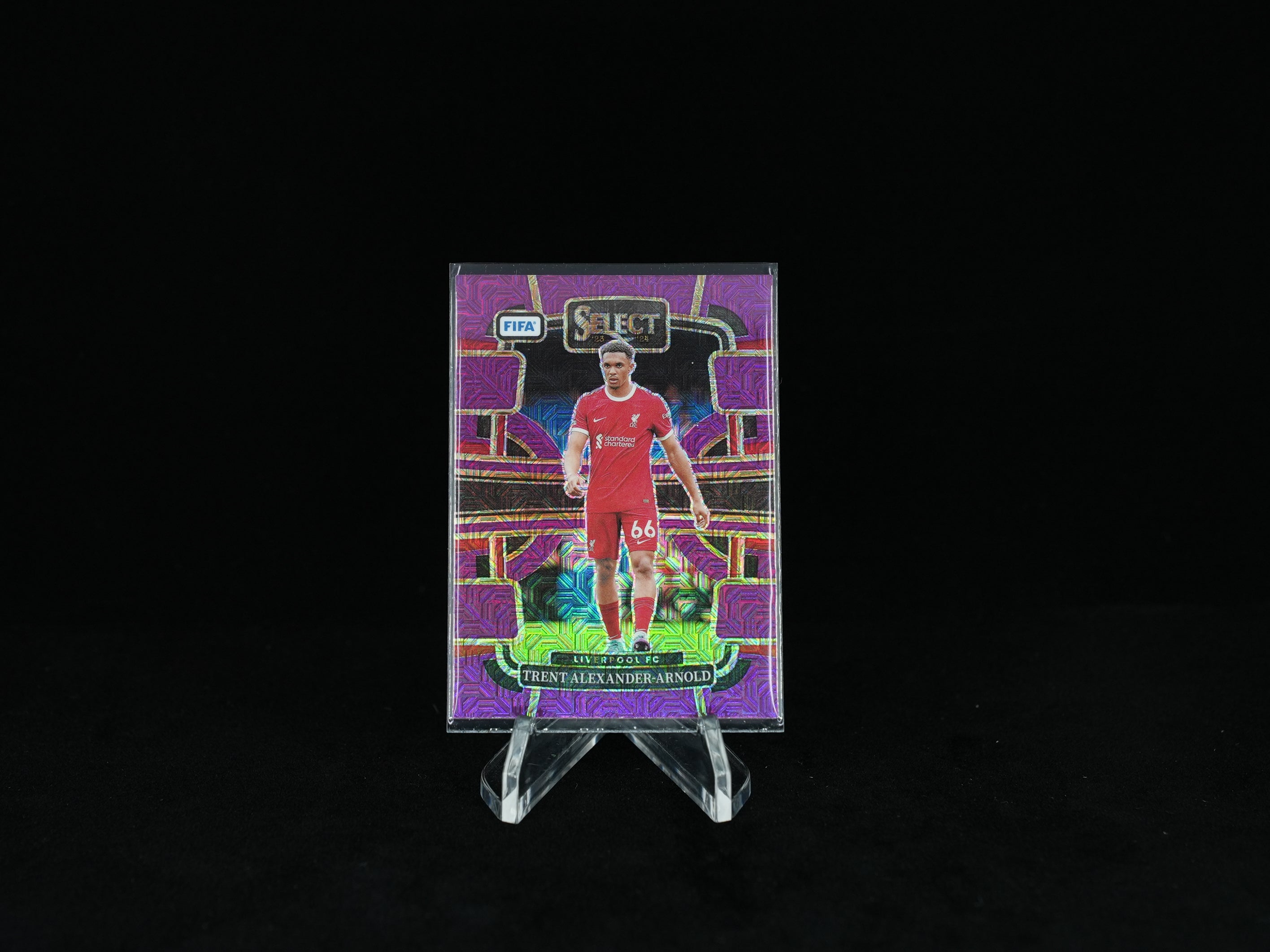 2023-2024 PANINI- SELECT FIFA - Liverpool FC - Trent Alexander-Arnold - Purple Mojo