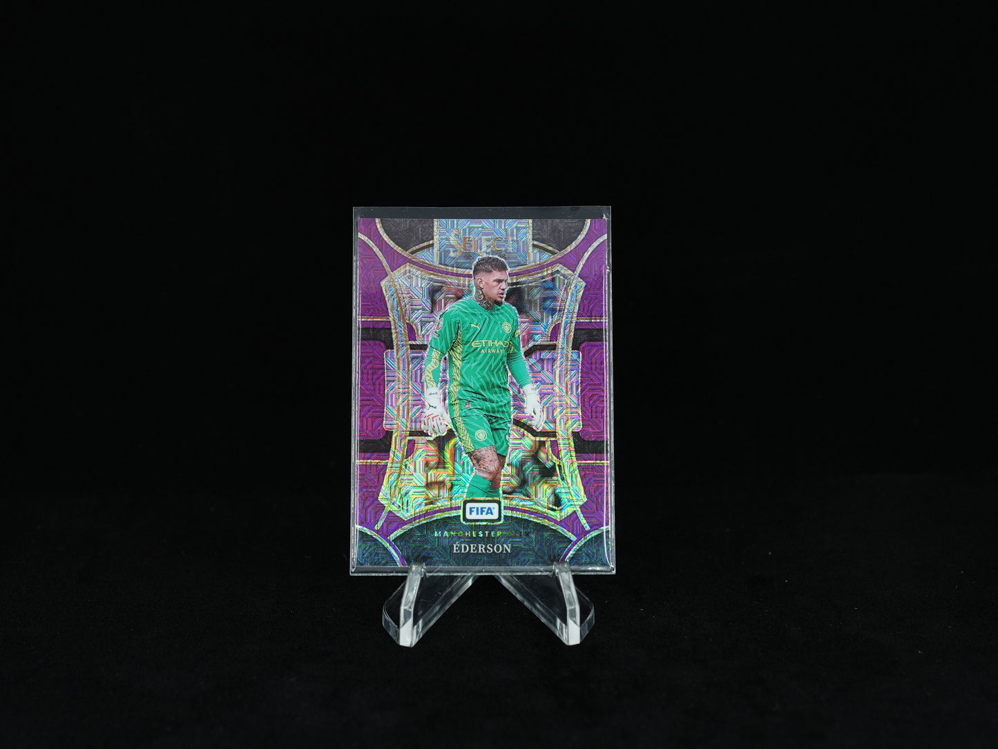 2023-2024 PANINI- SELECT FIFA - Manchester City - Ederson - Purple Mojo