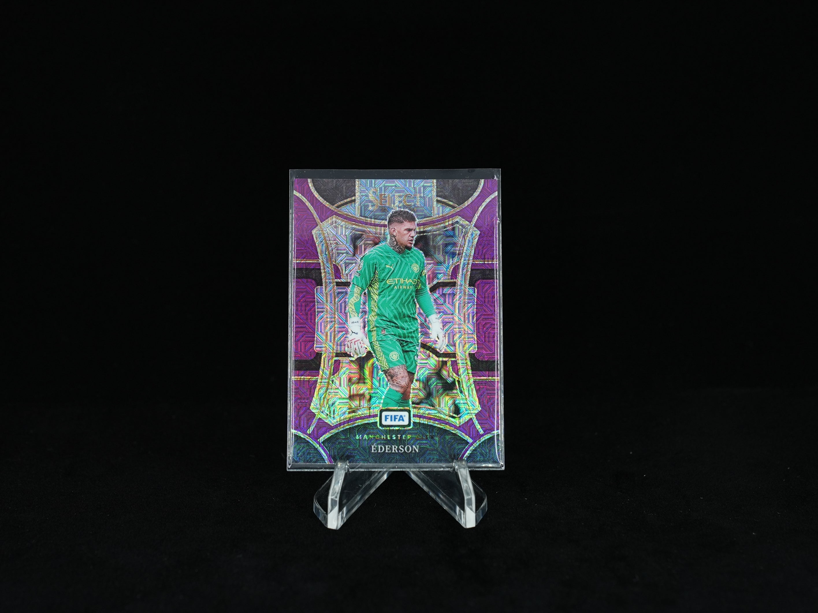 2023-2024 PANINI- SELECT FIFA - Manchester City - Ederson - Purple Mojo