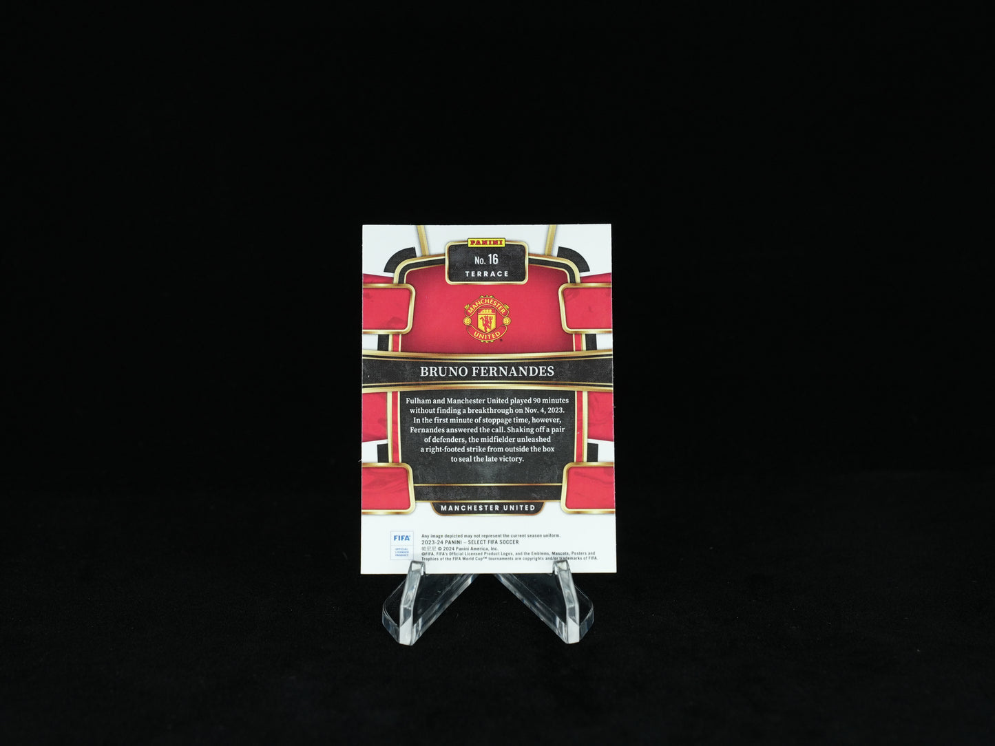 2023-2024 PANINI- SELECT FIFA - Manchester United - Base Card