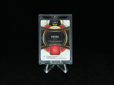 2023-2024 PANINI- SELECT FIFA - Spain - Pedri - Select Swatches Tie-Dye Jersey number 21/25