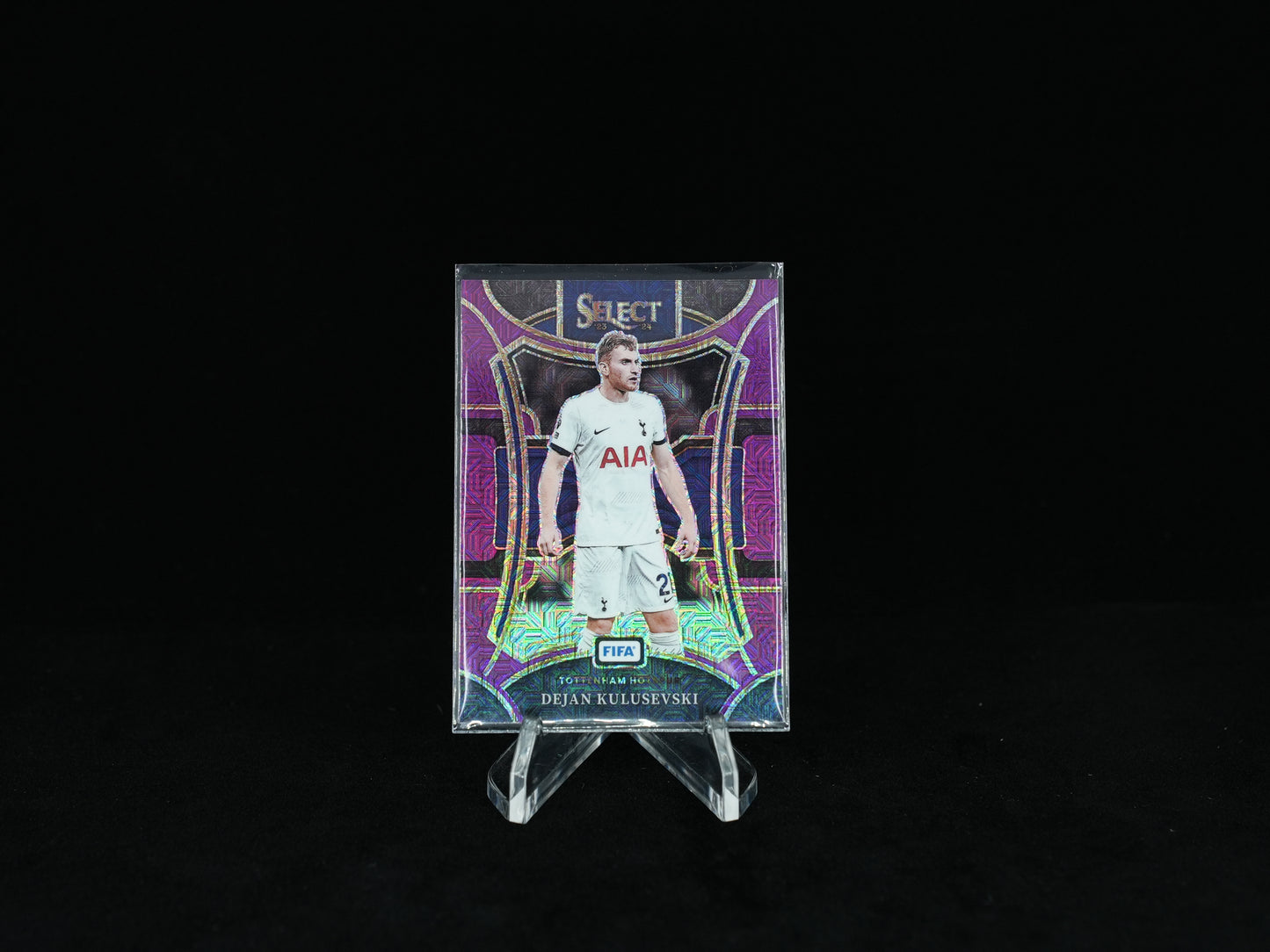 2023-2024 PANINI- SELECT FIFA - Tottenham Hotspur - Dejan Kulusevski - Purple Mojo