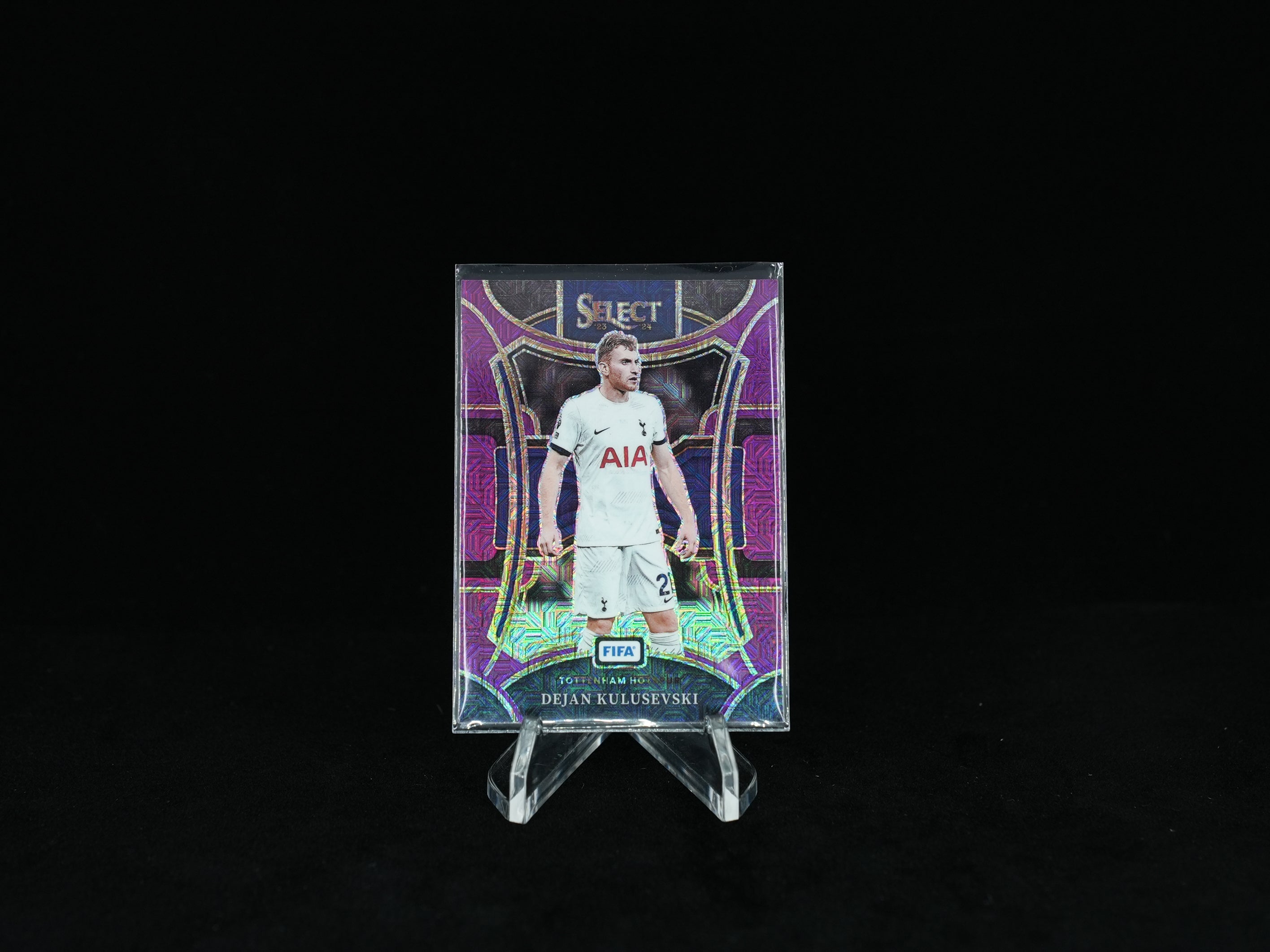 2023-2024 PANINI- SELECT FIFA - Tottenham Hotspur - Dejan Kulusevski - Purple Mojo