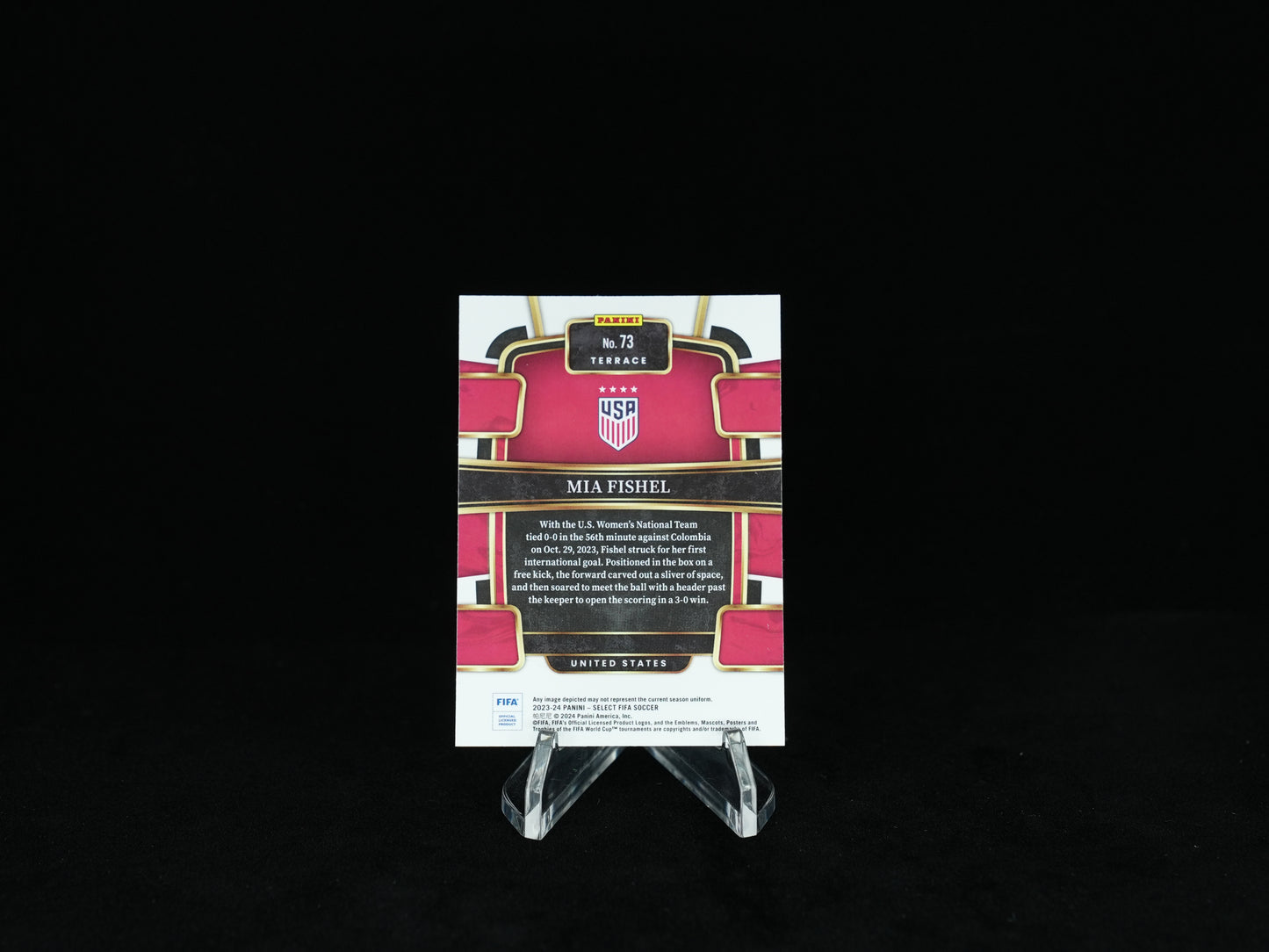 2023-2024 PANINI- SELECT FIFA - United States - Base Card