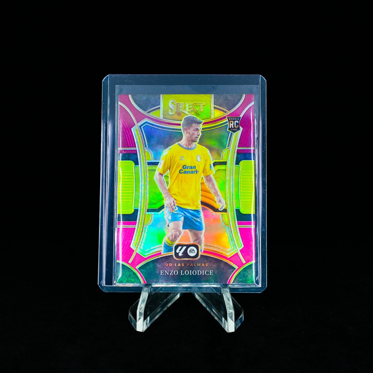 2023-2024 Panini-Select la liga-Enzo Loiodice-Purple Prizm