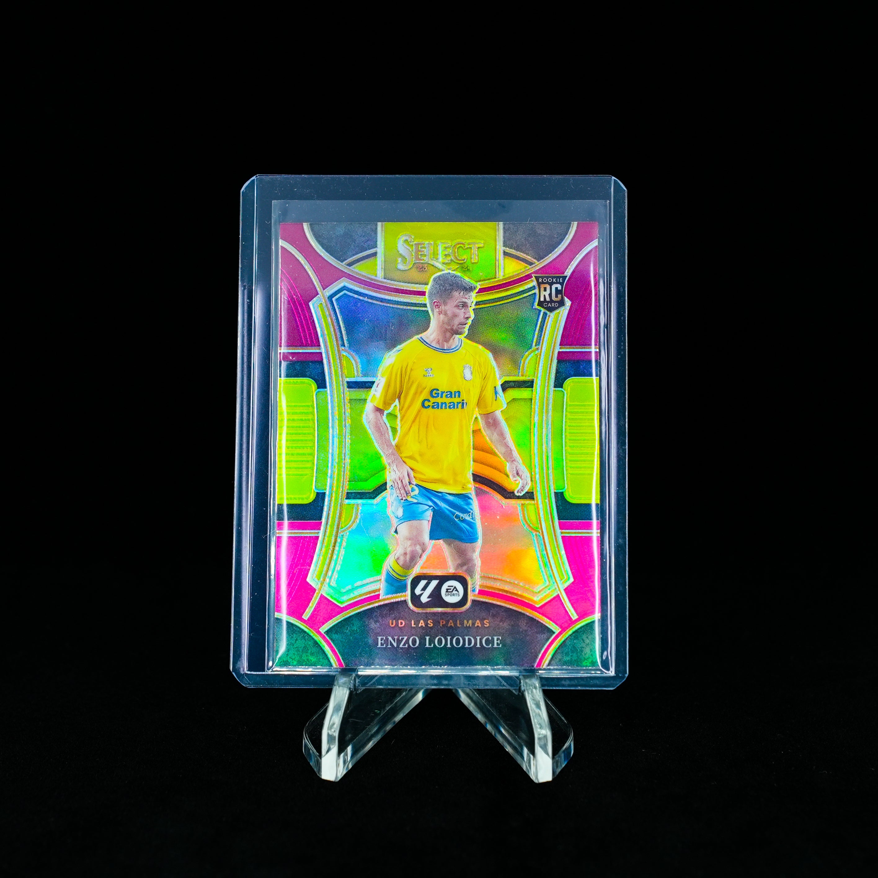 2023-2024 Panini-Select la liga-Enzo Loiodice-Purple Prizm