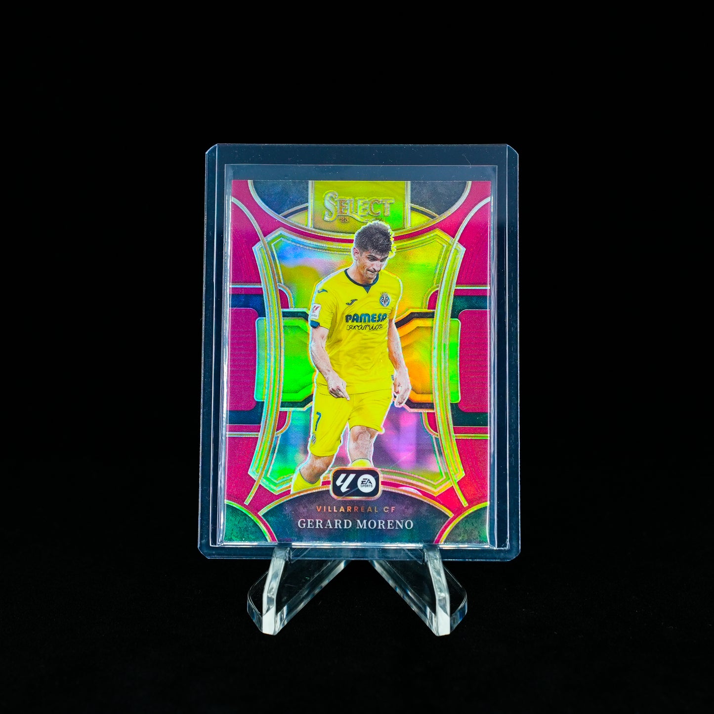 2023-2024 Panini-Select la liga-Gerard Moreno-Purple Prizm